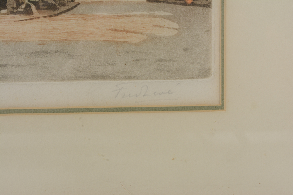 Pair of Town-Scape Prints