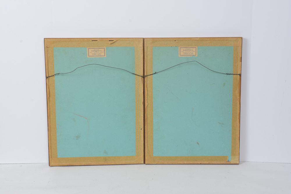 Pair of Town-Scape Prints