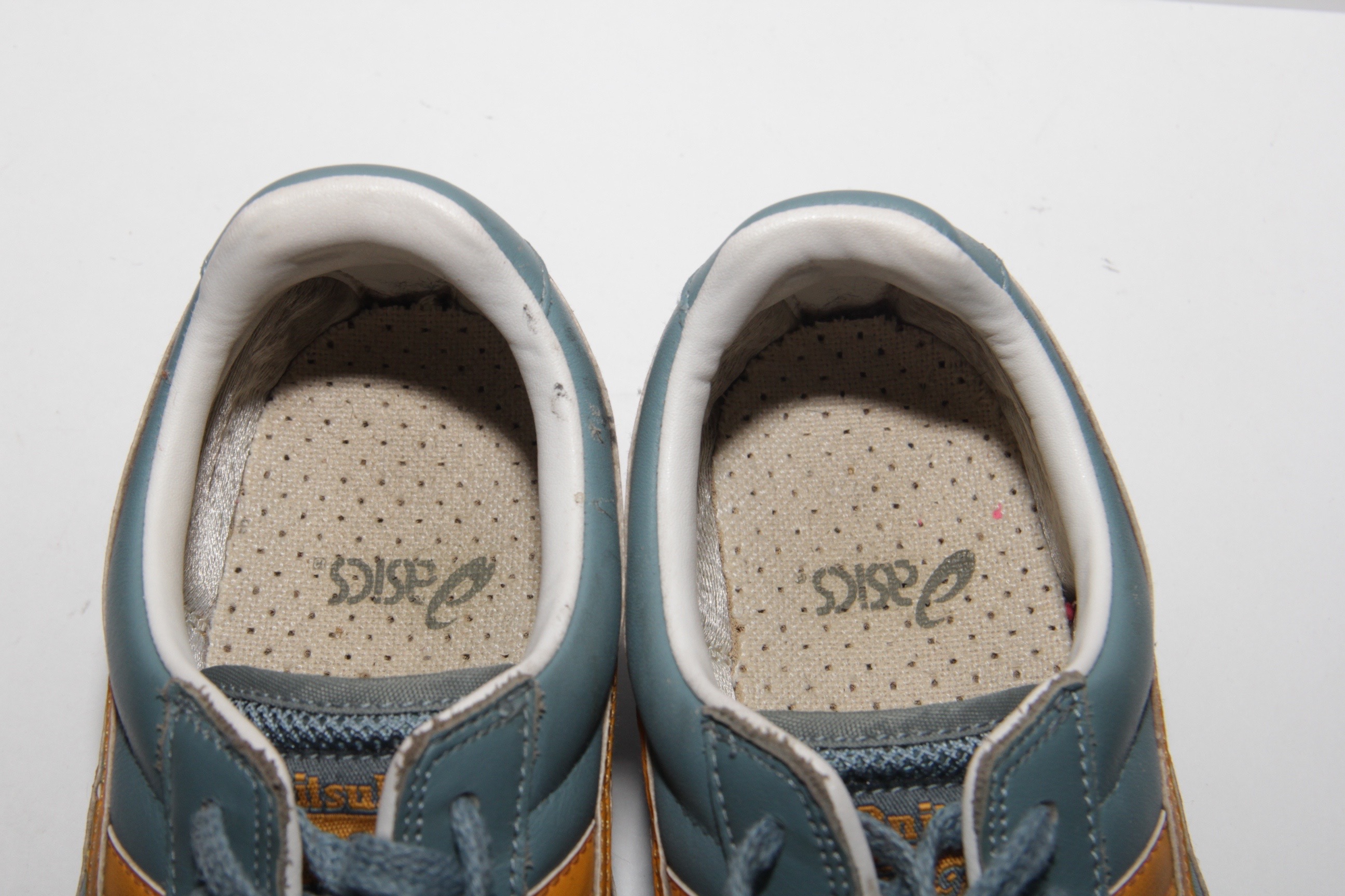 Asics Onitsuka Tiger Grey and Orange Shoes