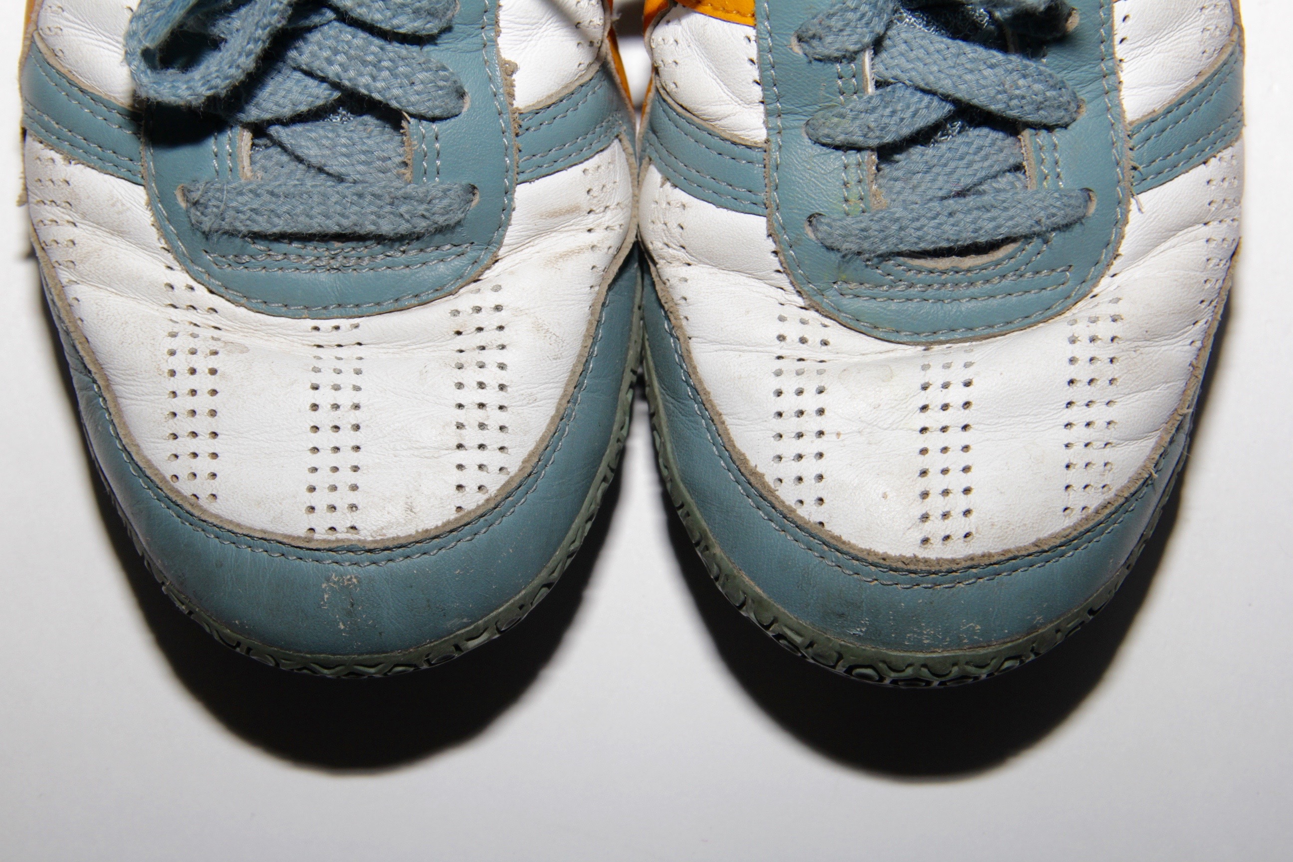 Asics Onitsuka Tiger Grey and Orange Shoes