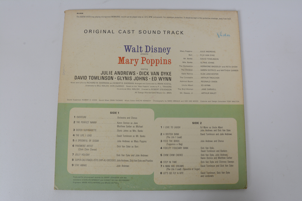 Vintage Movie Soundtrack Records