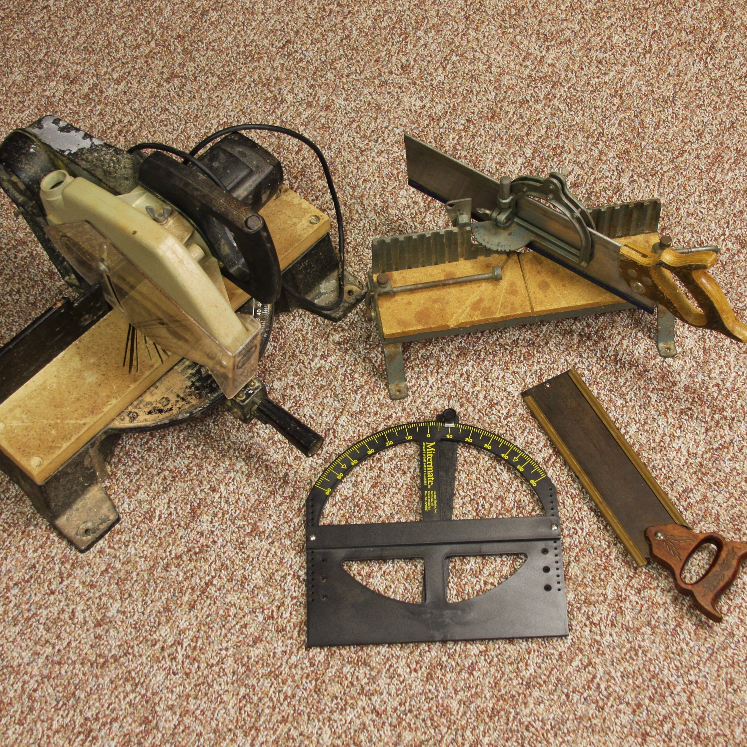 Black & Decker Power Mitre Saw and One Hand Mitre Saw