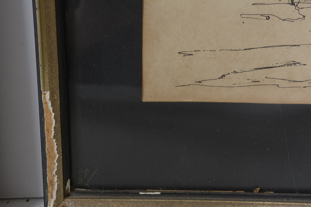 Pair of Country Sketches