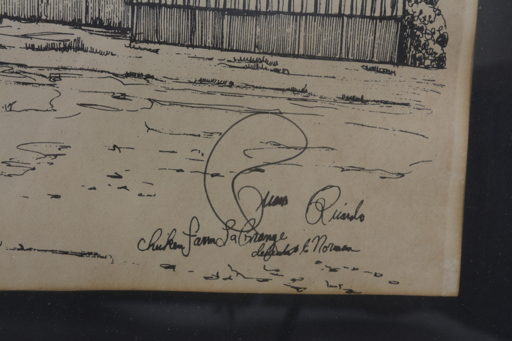 Pair of Country Sketches