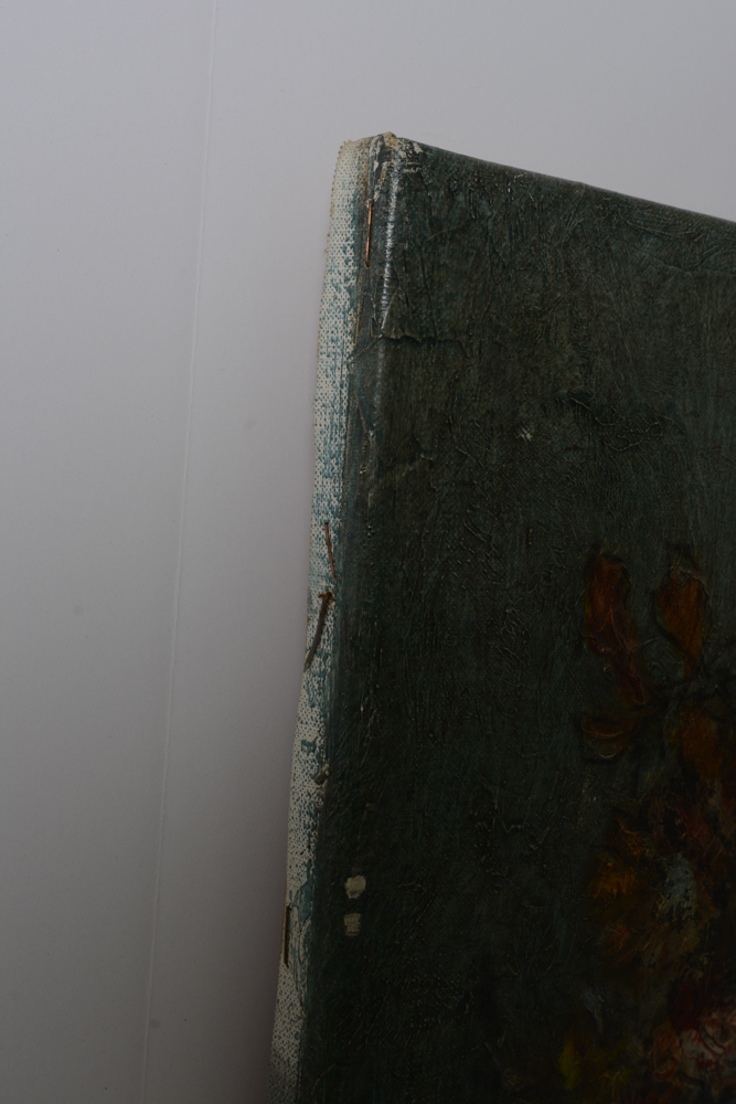 Acrylic on Canvas Floral Arrangement