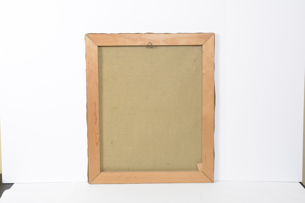 Acrylic on Canvas Floral Arrangement