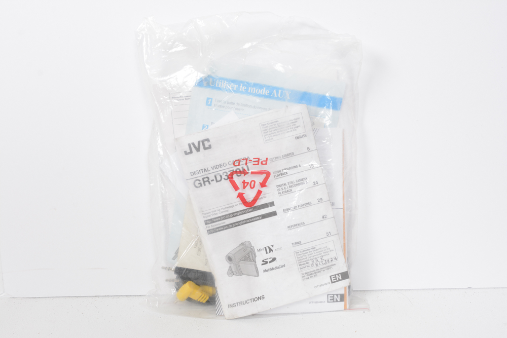 JVC Camcorder and Manual