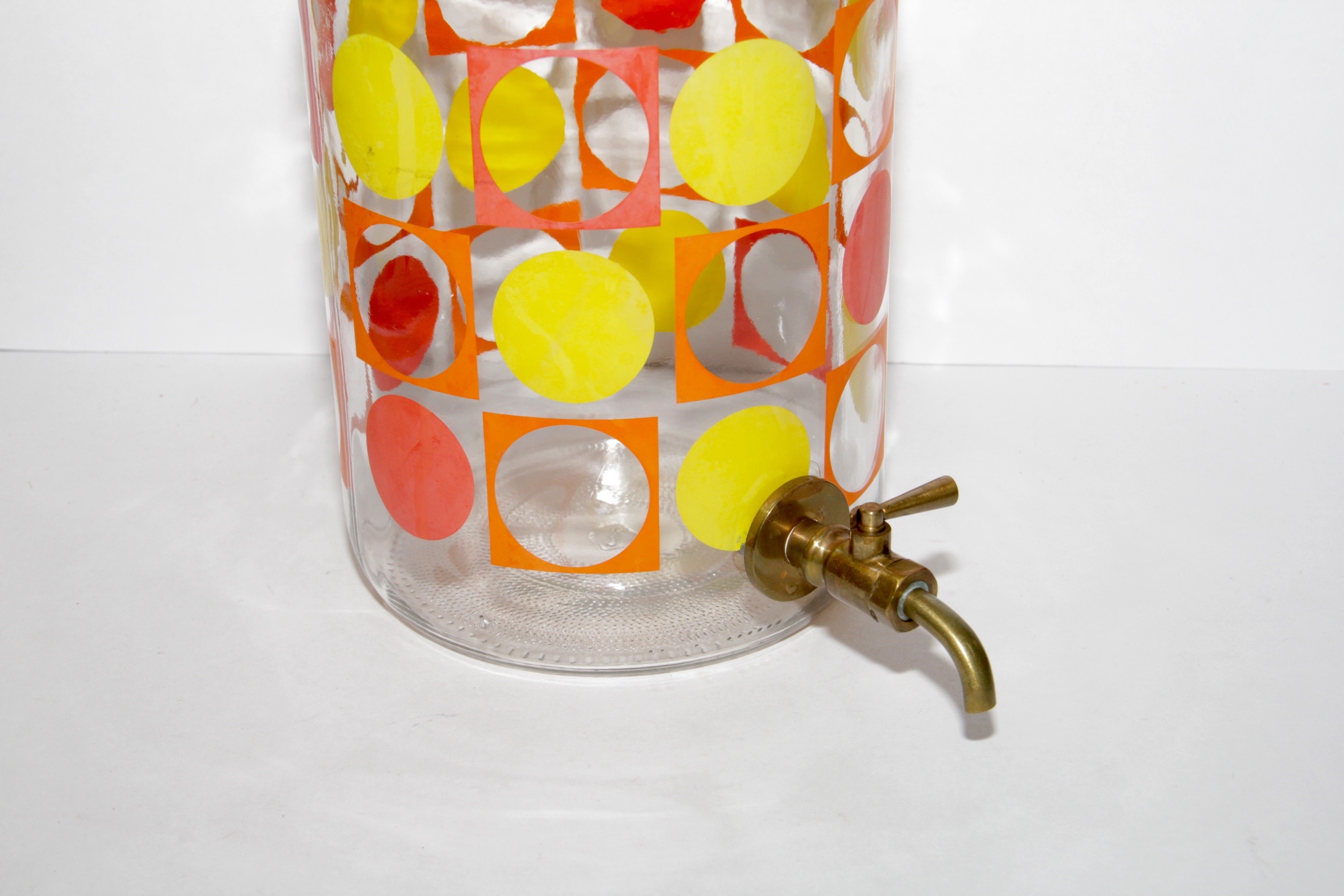 Vintage Glass Beverage Dispenser