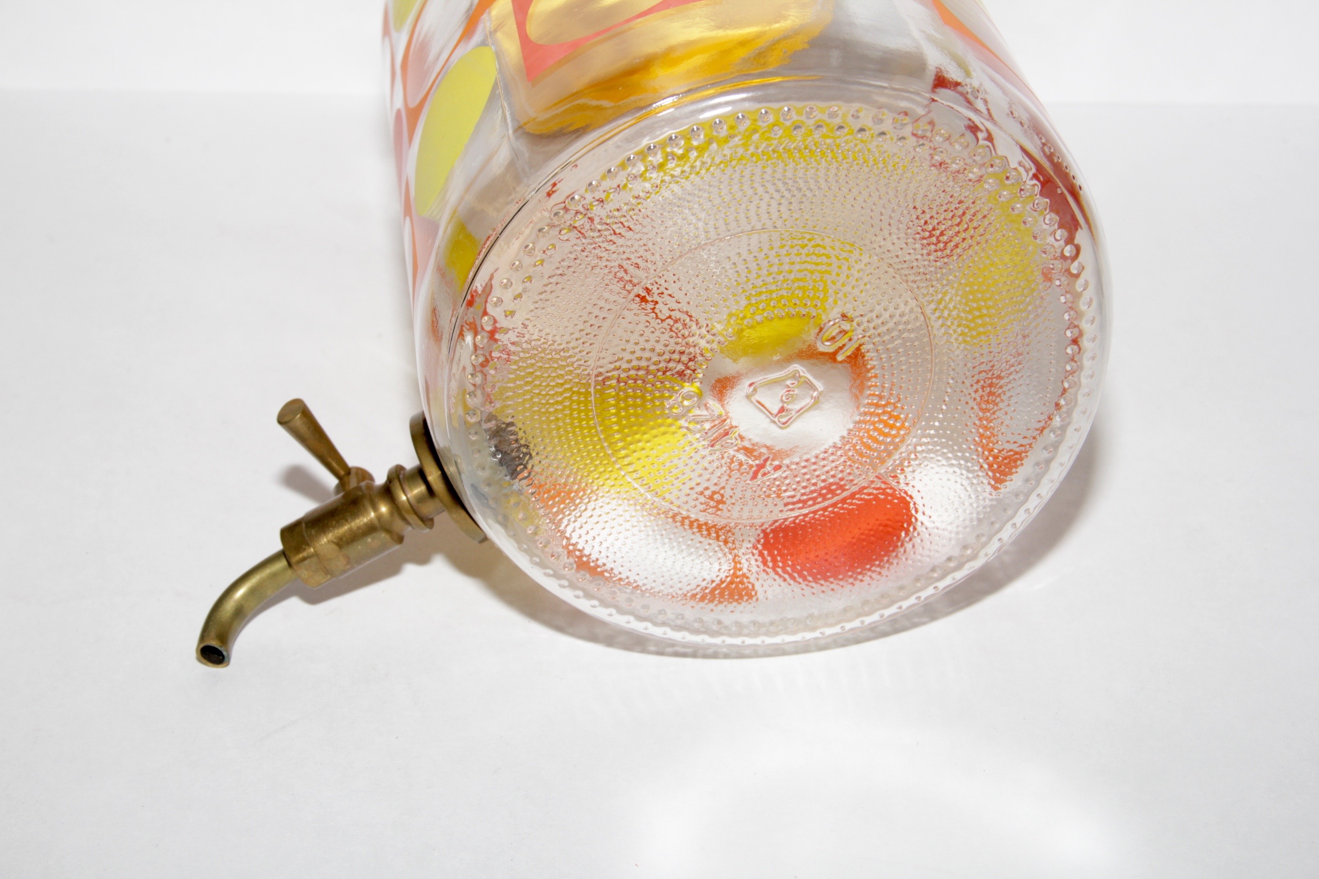 Vintage Glass Beverage Dispenser