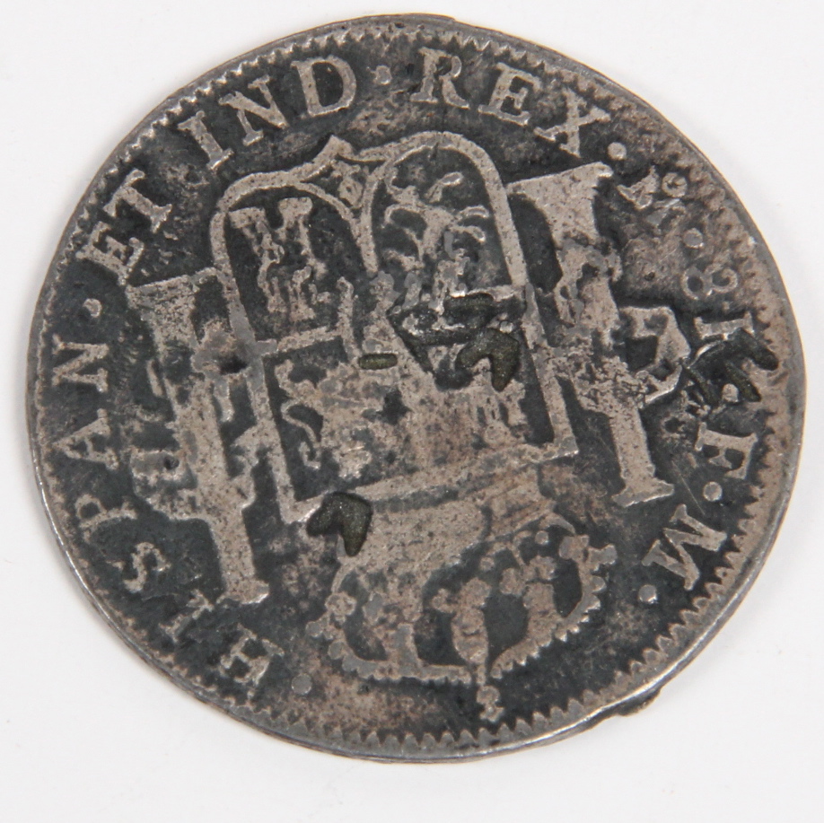 1797 Spanish Charles IIII 8 Reales with Chop Marks
