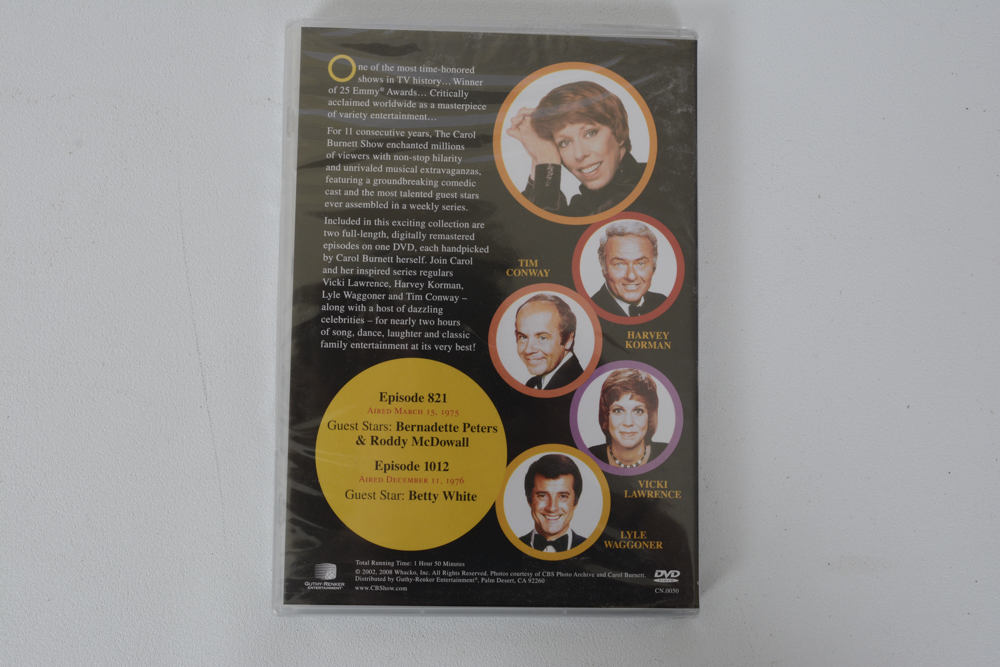 "The Carol Burnett Show" DVDs