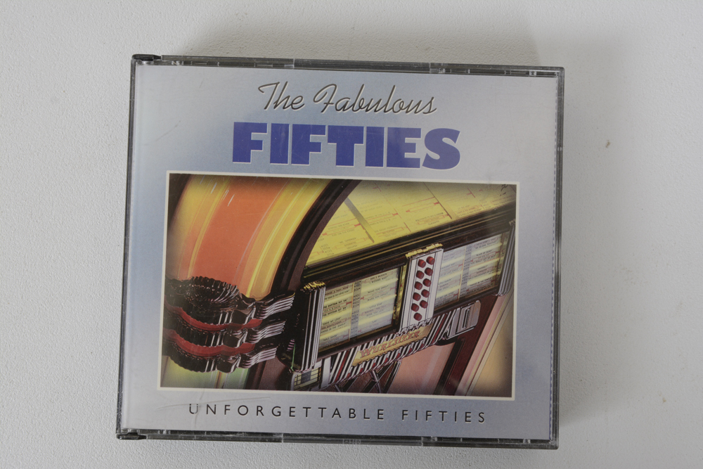 "The Fabulous Fifties" and "The Woodstock Collection" CDs