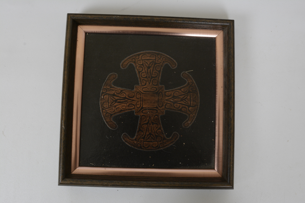 Collection of Framed, Etched Wall Decor