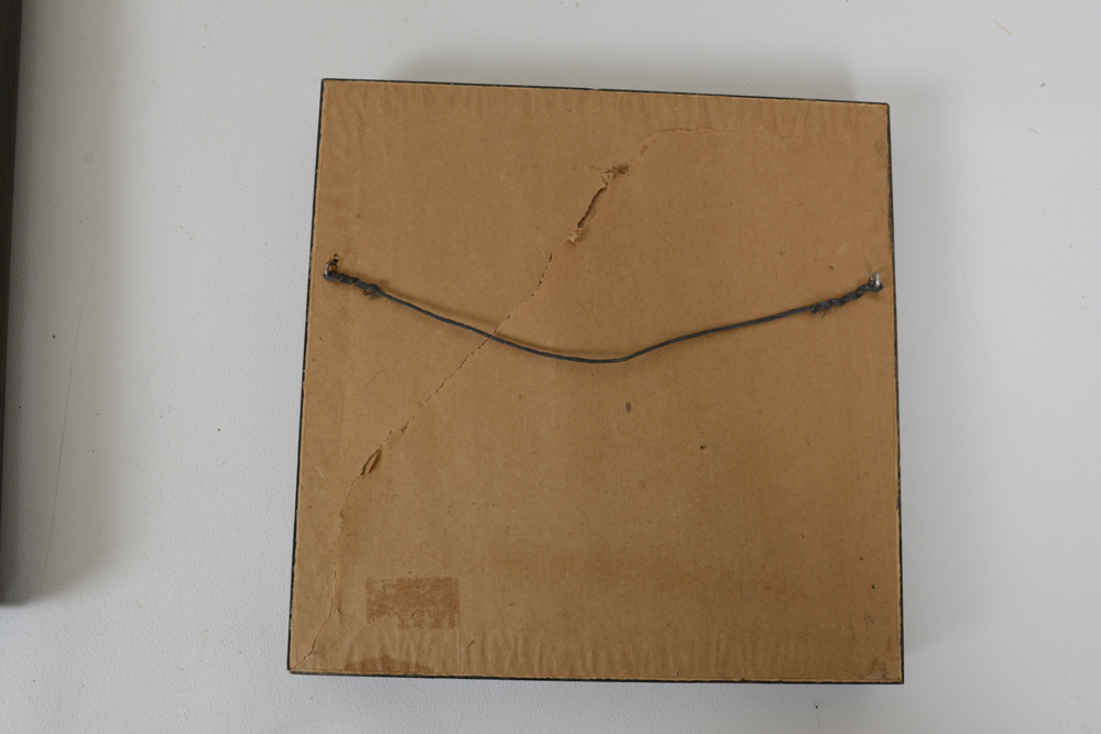 Collection of Framed, Etched Wall Decor