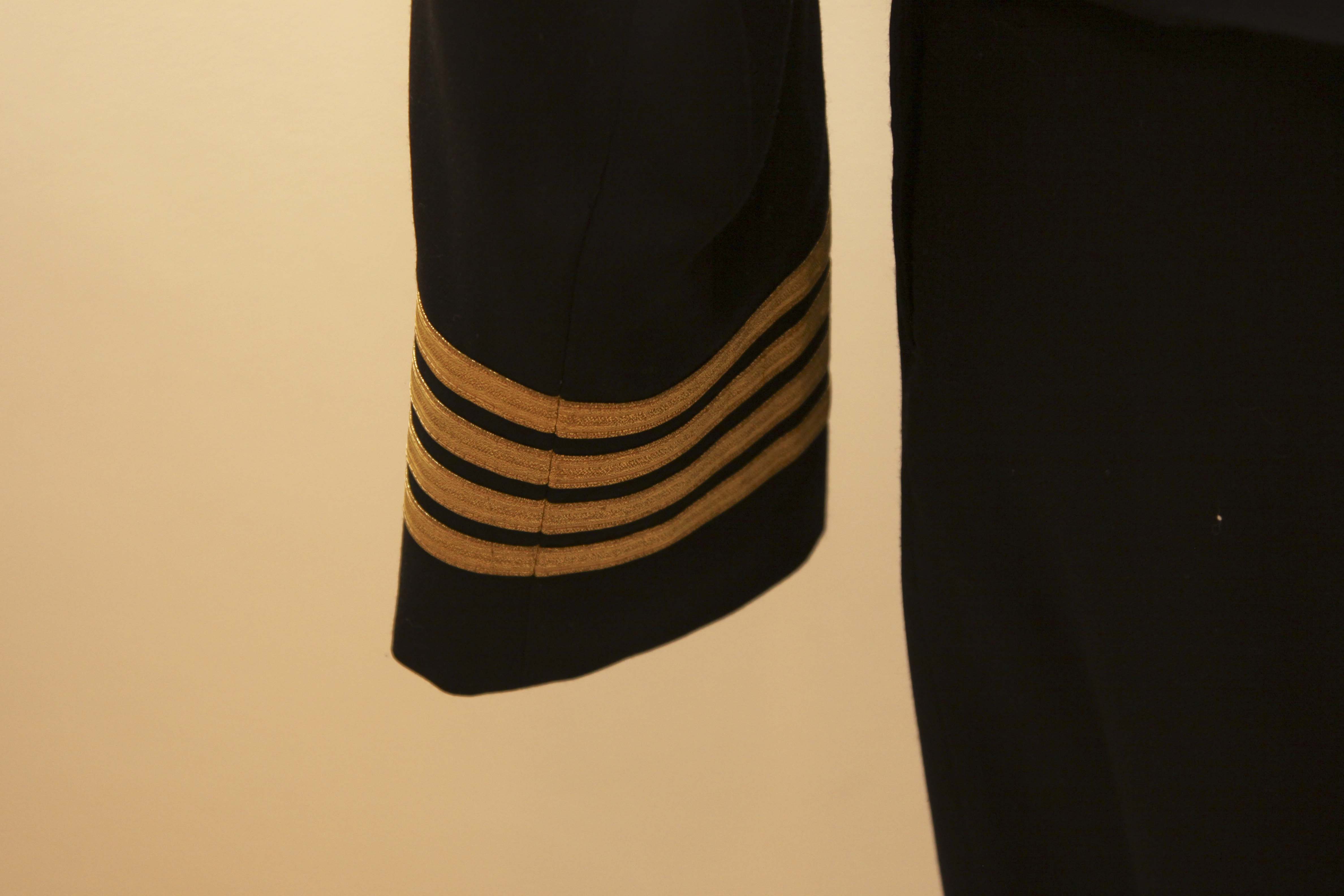 U.S. Navy Military Commander Formal 'Dress Blues' Uniform