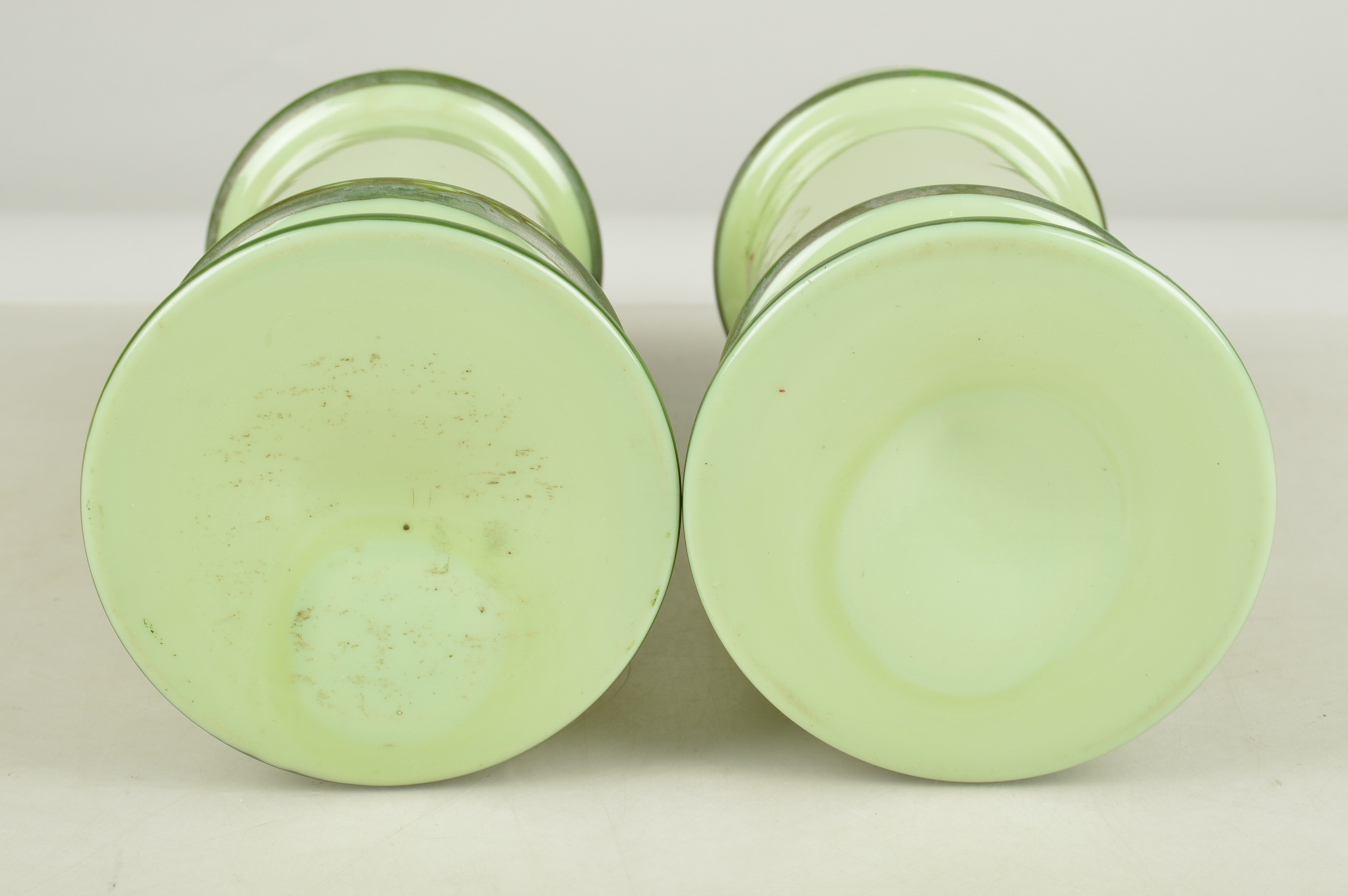 Pair of Decorative Vintage Cylinder Vases