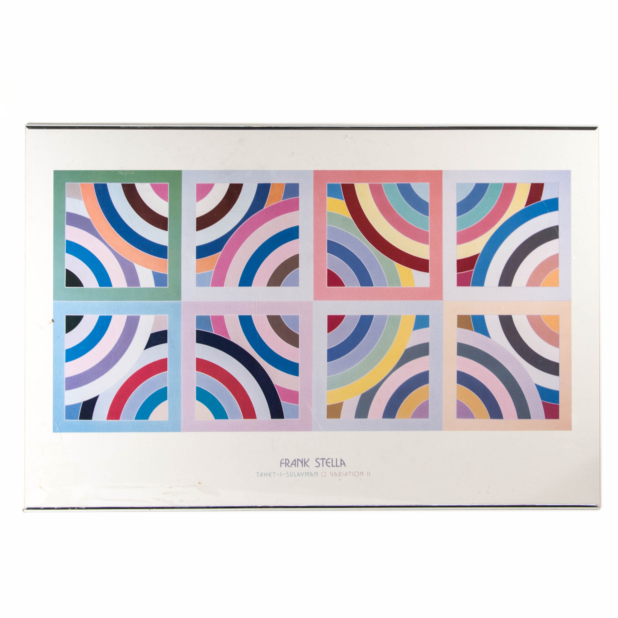 Frank Stella "Tahkt-I-Sulayman Variation II" Framed Poster