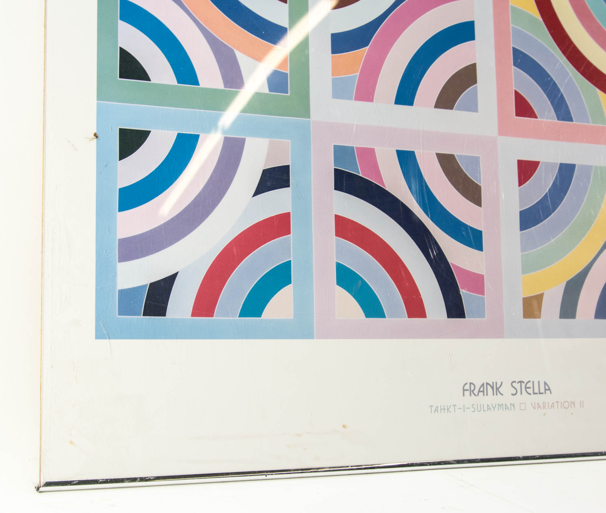 Frank Stella "Tahkt-I-Sulayman Variation II" Framed Poster