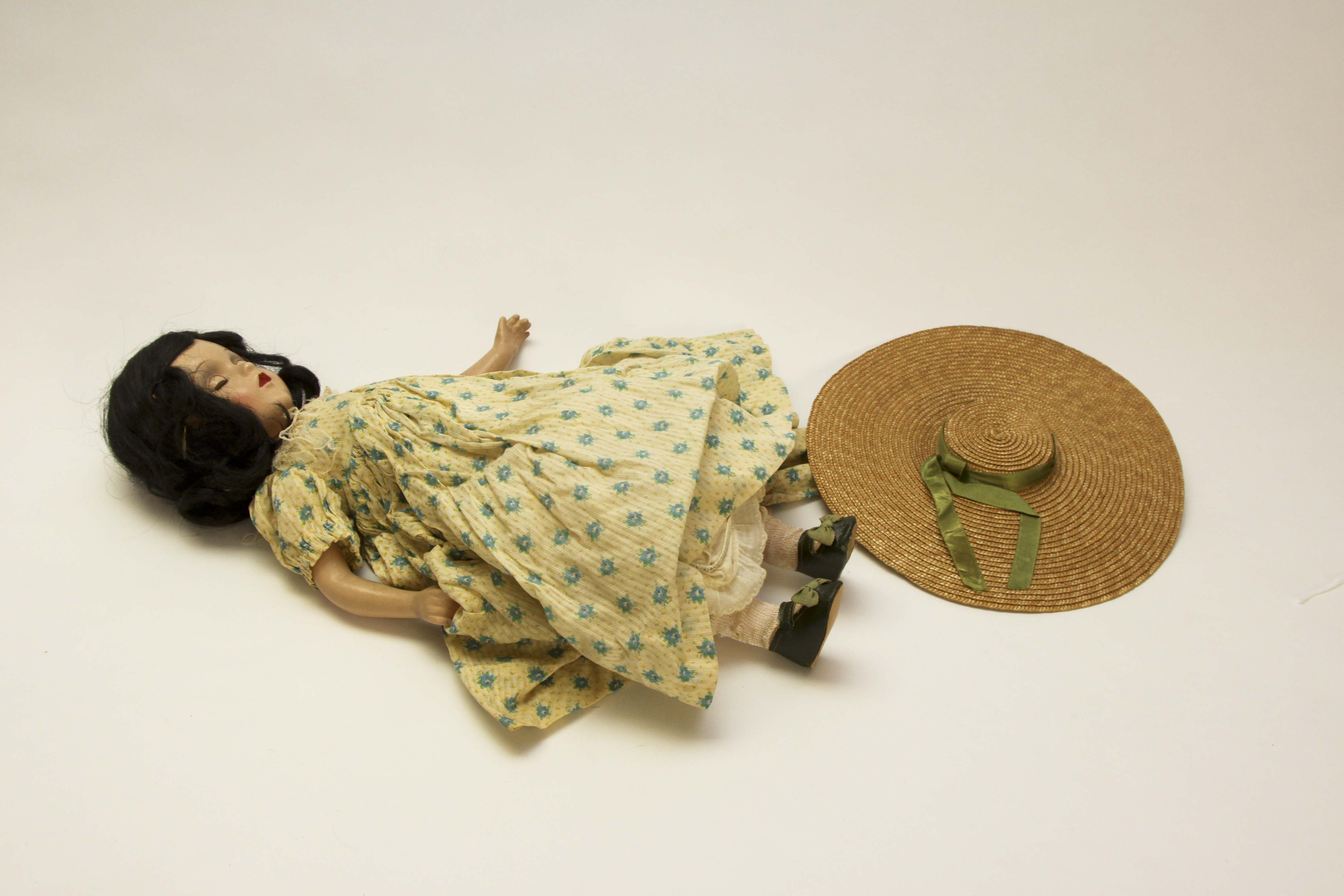 Vintage Scarlett O'Hara Composition Doll Circa 1930's or 1940's