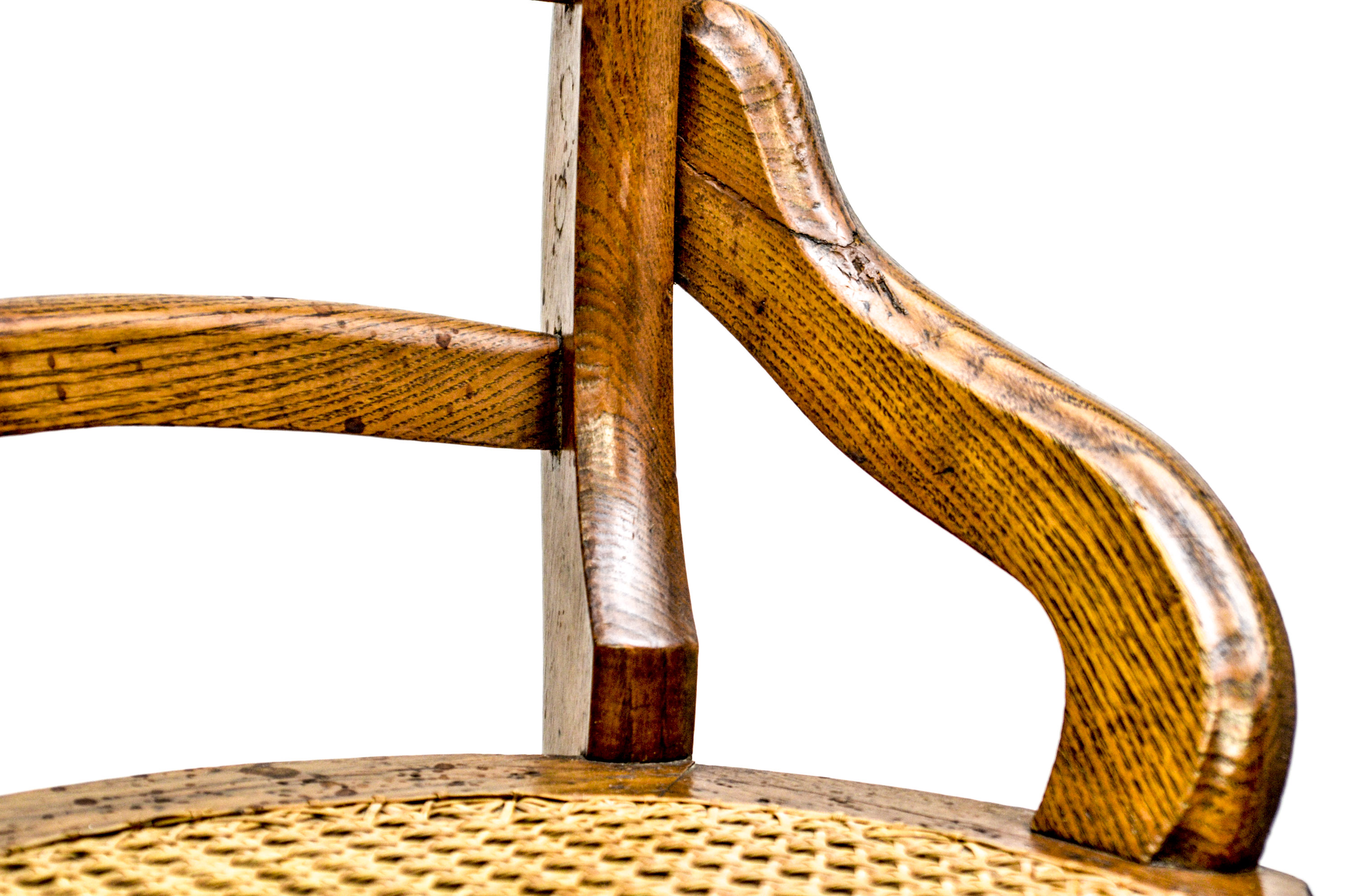 Pair of Cane Seat Chairs