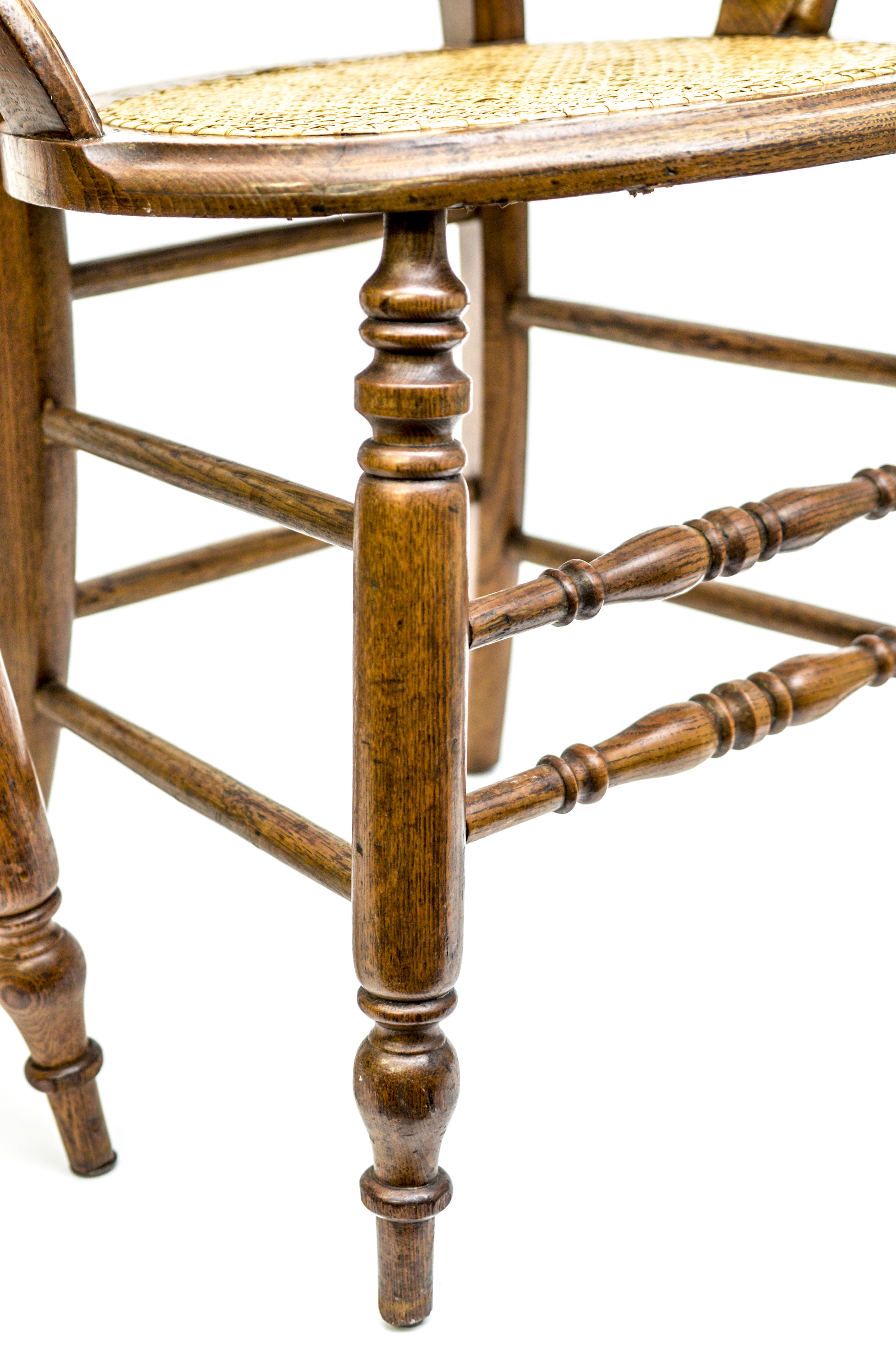 Pair of Cane Seat Chairs