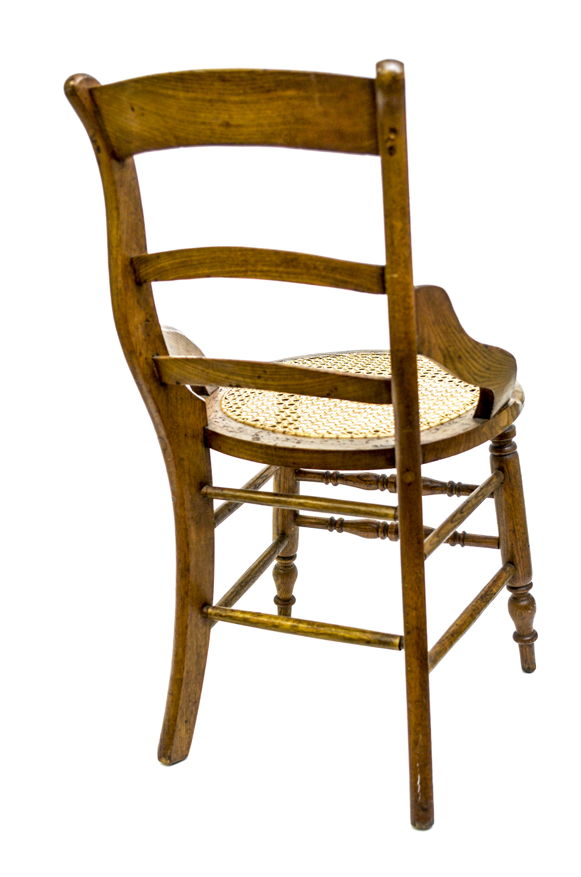Pair of Cane Seat Chairs