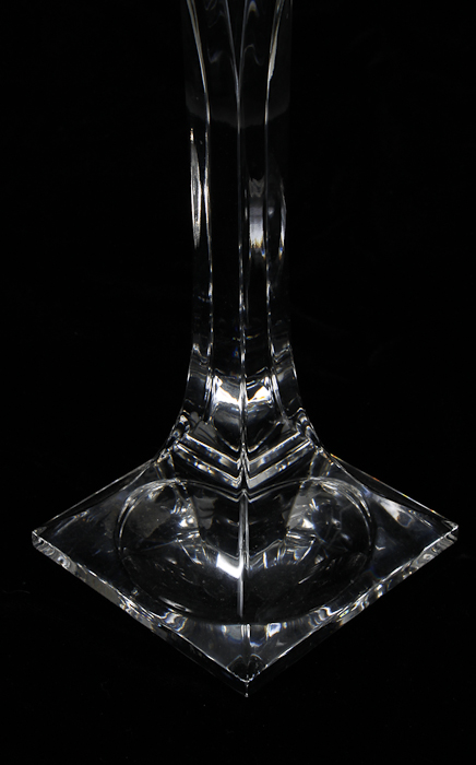 Pair of Mikasa "Deco" Crystal Candlesticks