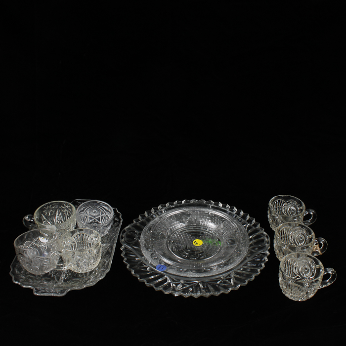 Assorted Vintage Glass Tableware