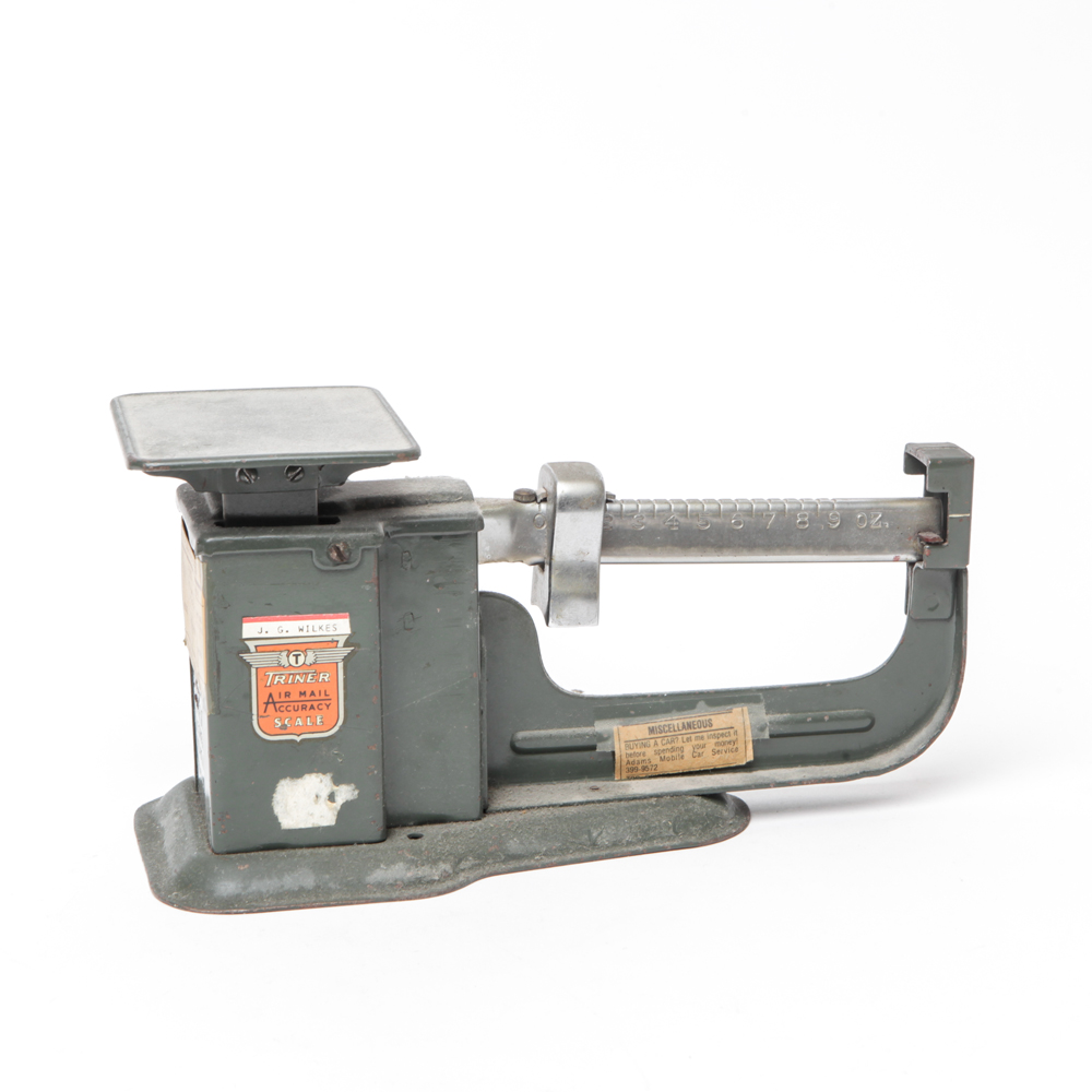Vintage Triner Mail Scale