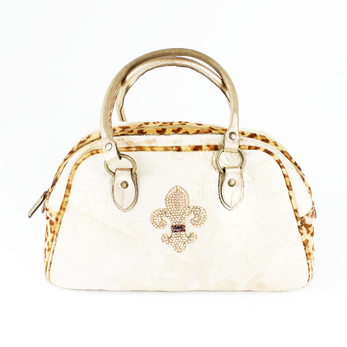 Fur and Leather Handbag