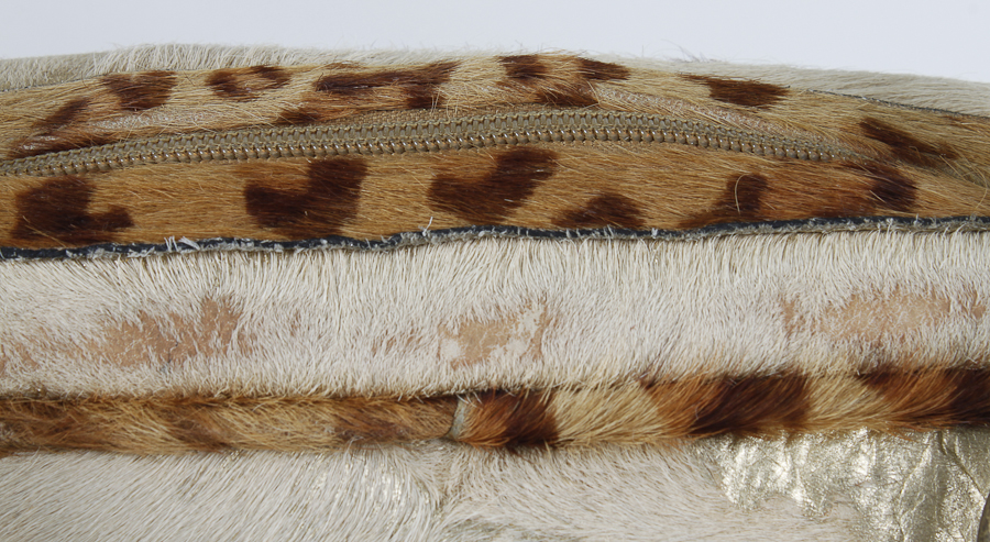 Fur and Leather Handbag