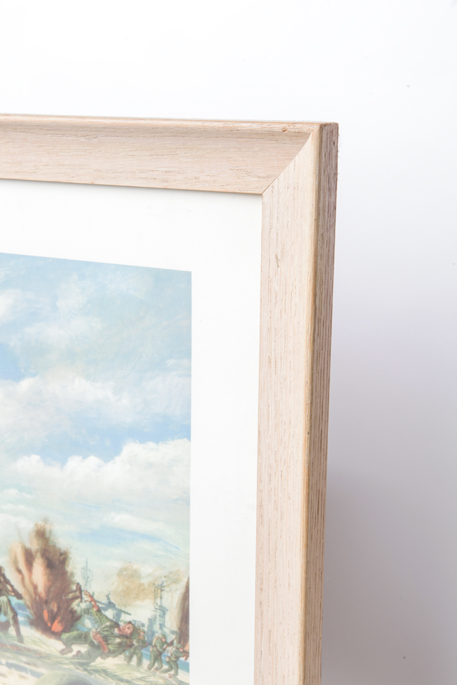 Vintage "Follow Me" Offset Lithograph