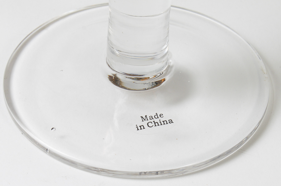 Amber Glass Goblets by Artland