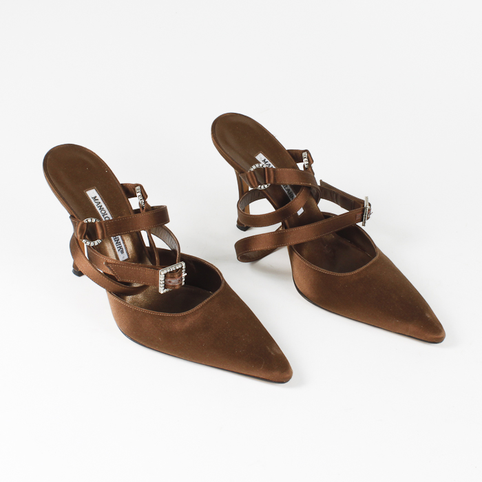 Brown Manolo Blahnik Heels