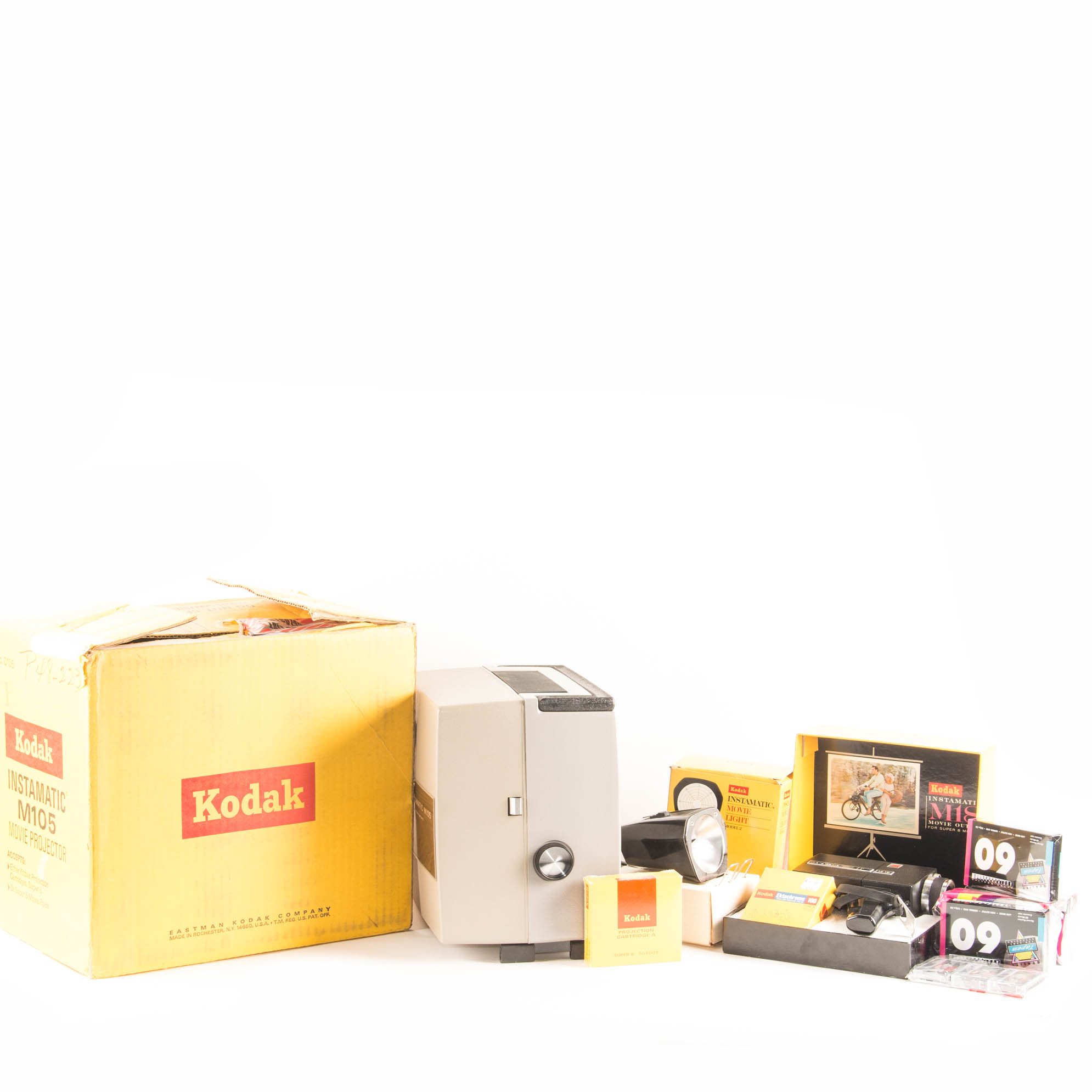 Kodak Instamatic M18 and Projector