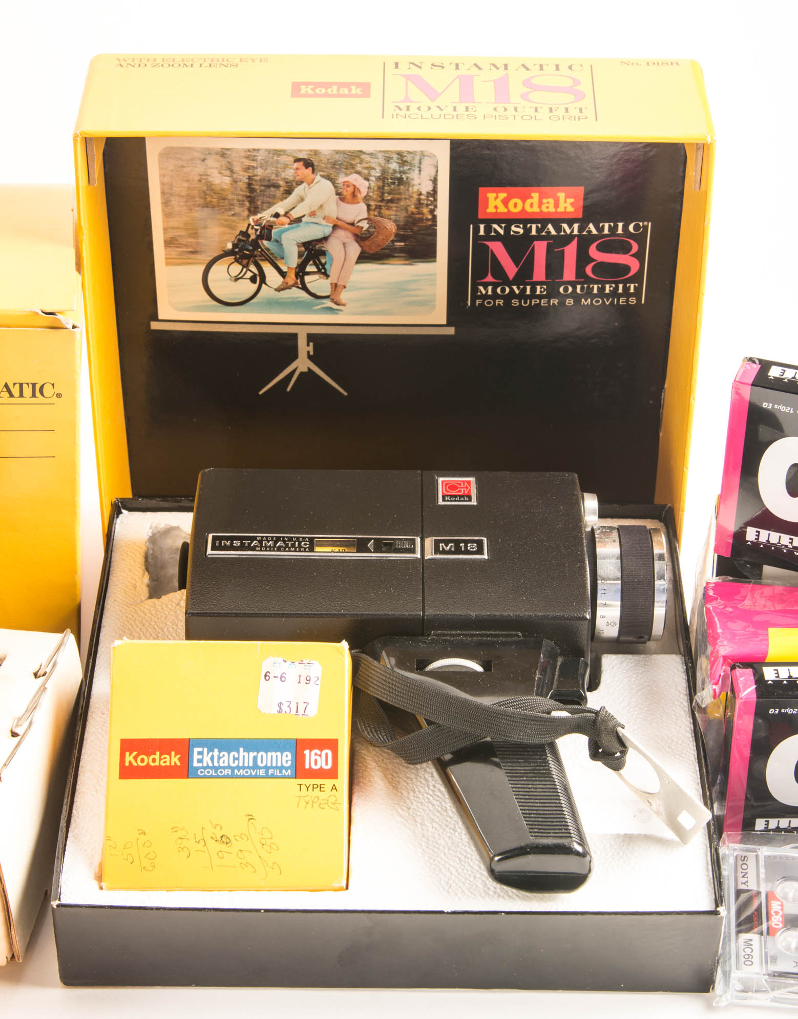 Kodak Instamatic M18 and Projector