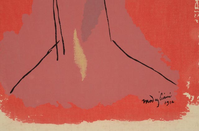 Amedeo Modigliani Print on Canvas "Tete de Femme"