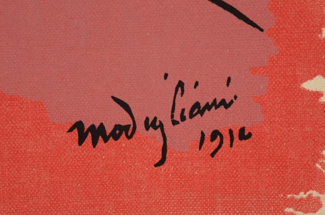 Amedeo Modigliani Print on Canvas "Tete de Femme"