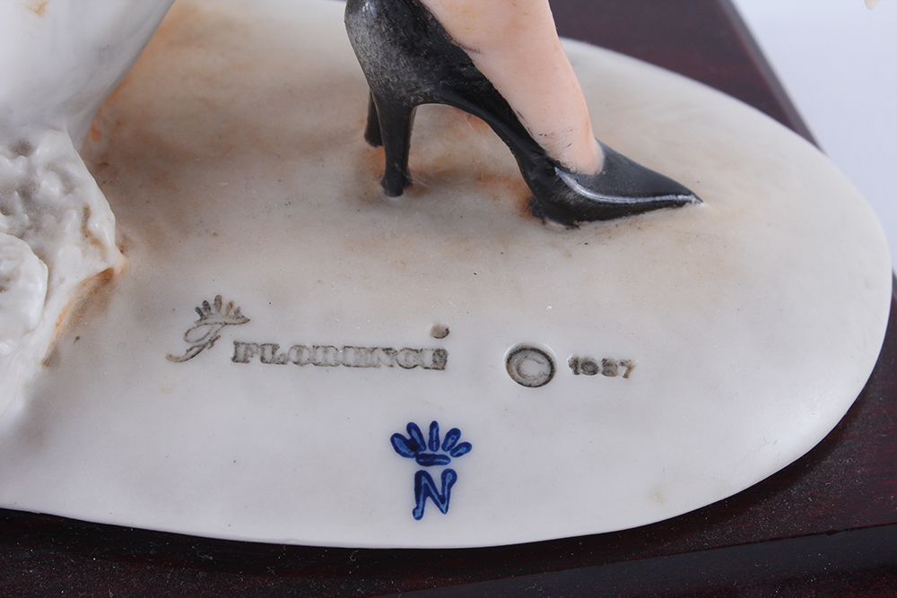 Giuseppe Armani Limited Edition Porcelain "Lady with Peacock" Figurine