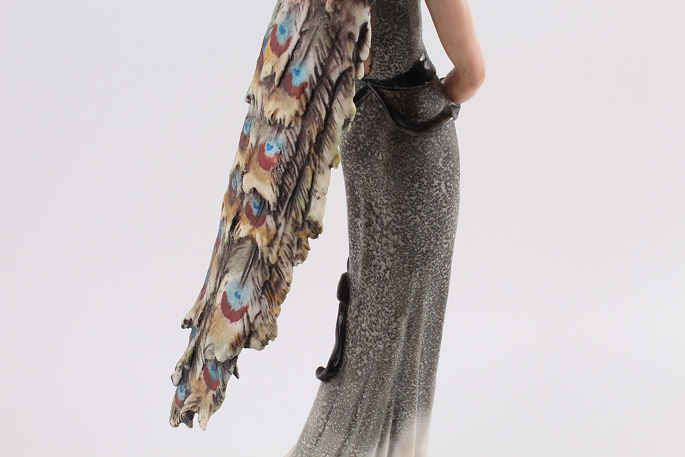 Giuseppe Armani Limited Edition Porcelain "Lady with Peacock" Figurine