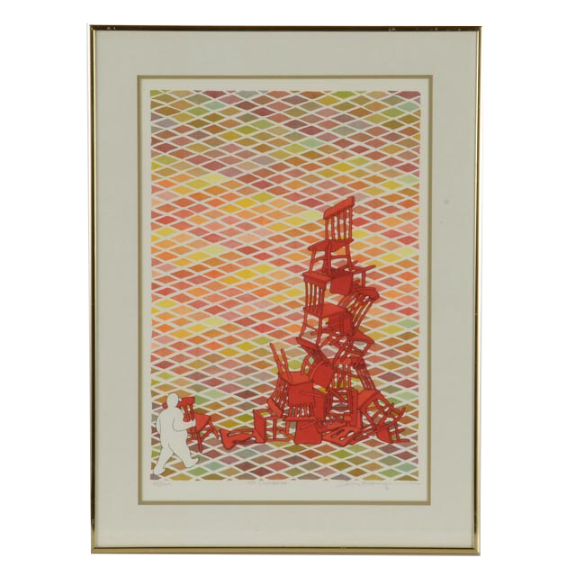 Dan Billings Signed Limited Edition Giclee "Mr. Chairman"