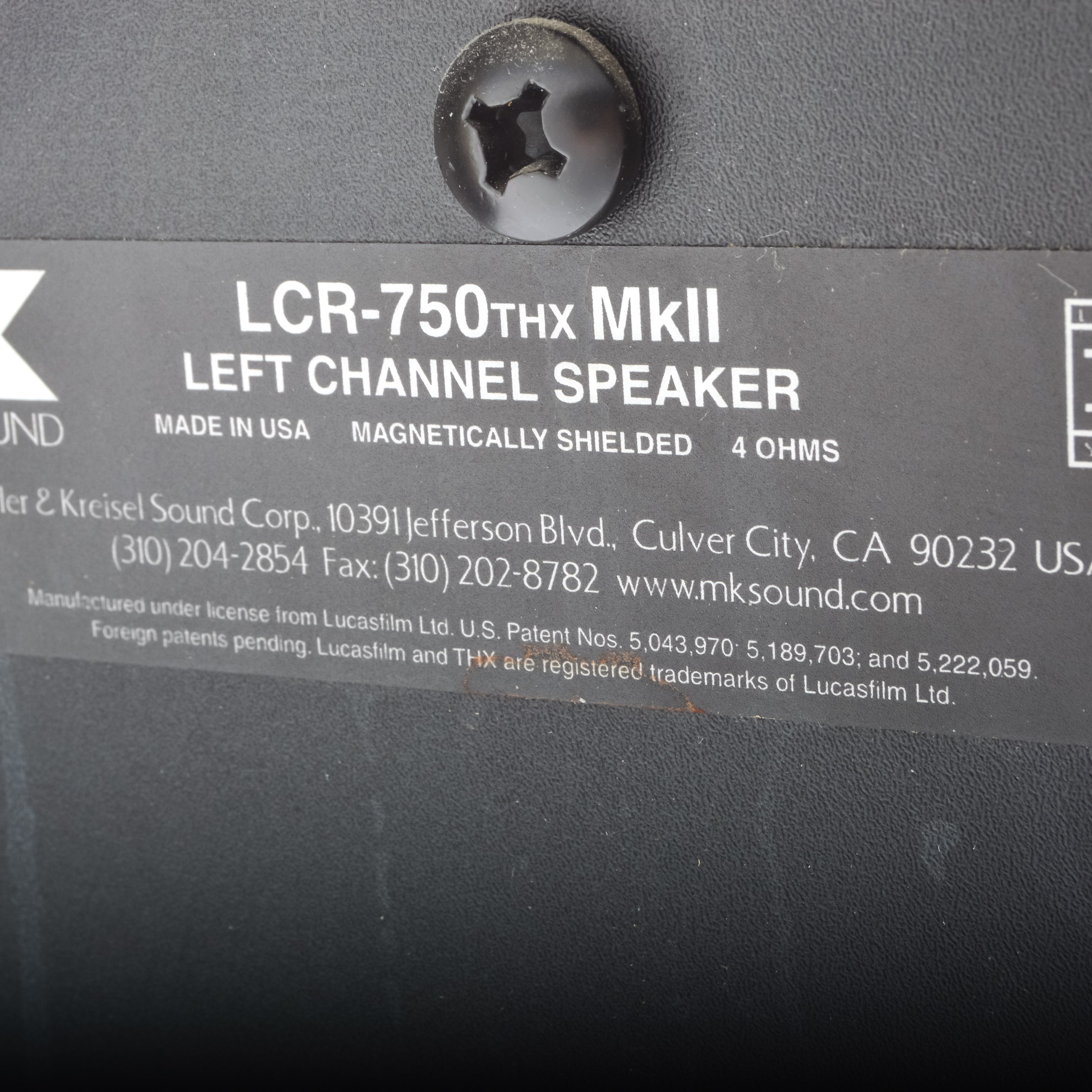 M & K Five-Speaker Surround Sound System