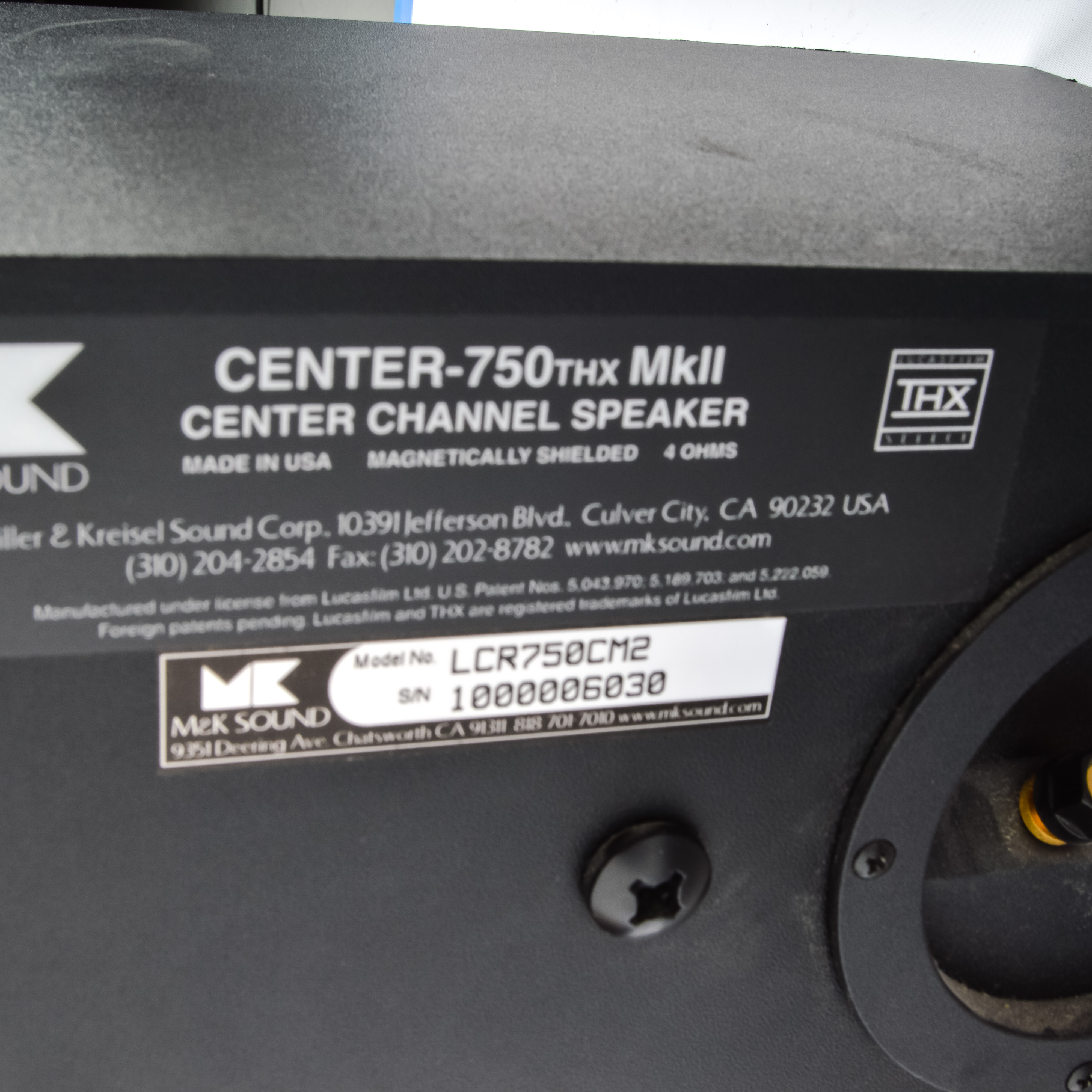 M & K Five-Speaker Surround Sound System