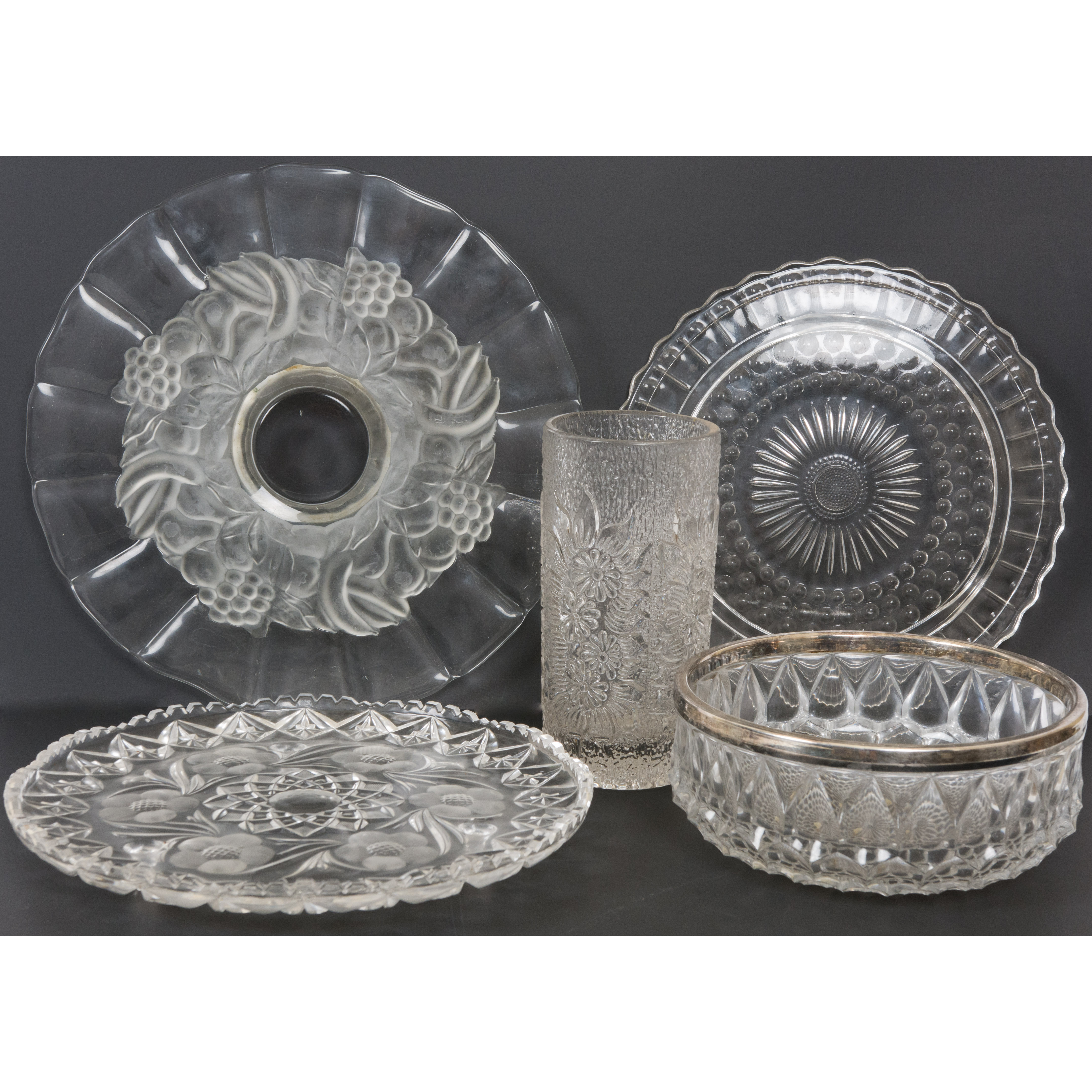 Cut Glass and Crystal Platters