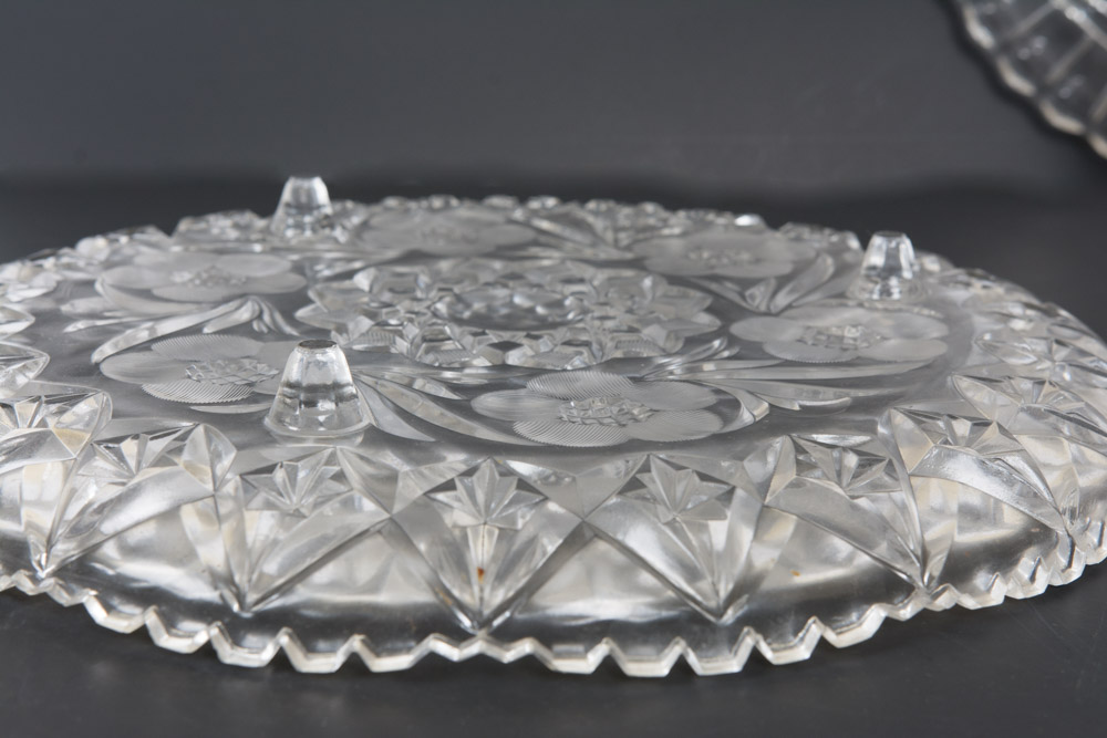 Cut Glass and Crystal Platters