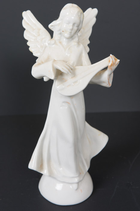 Collection of Vintage Dresden Porcelain Angel Musicians