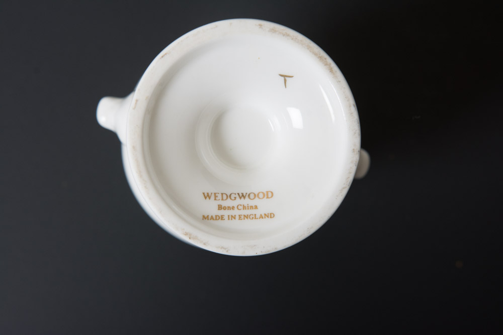 Assortment of Teacup Sets Including Wedgwood and Aynsley Bone China