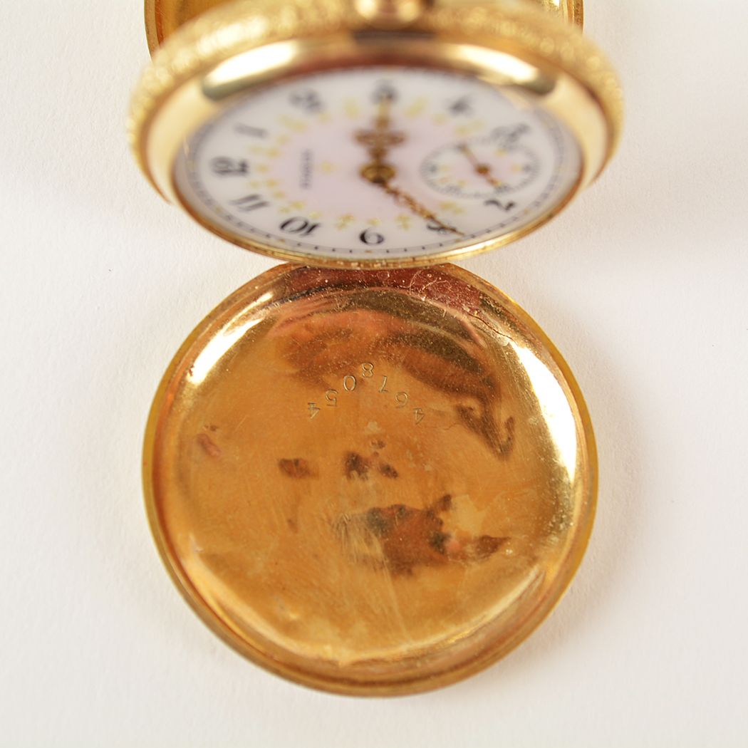 Women's Antique Gold FIlled Elgin Pocket Watch