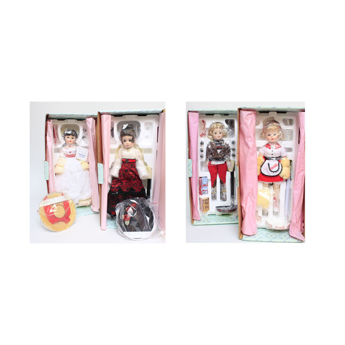 Coca-Cola Madame Alexander Porcelain Dolls