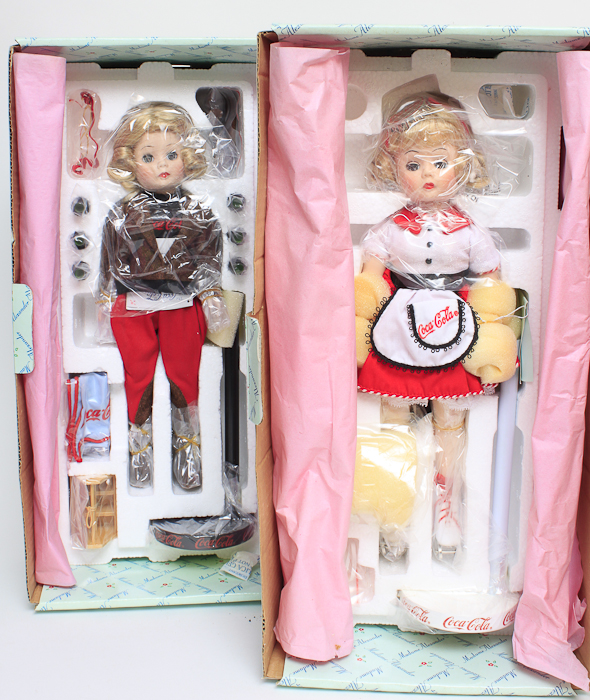 Coca-Cola Madame Alexander Porcelain Dolls